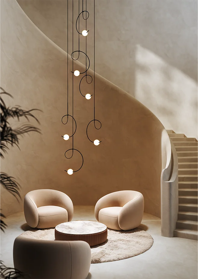 01 Loop A4125 Suspension Light Estiluz